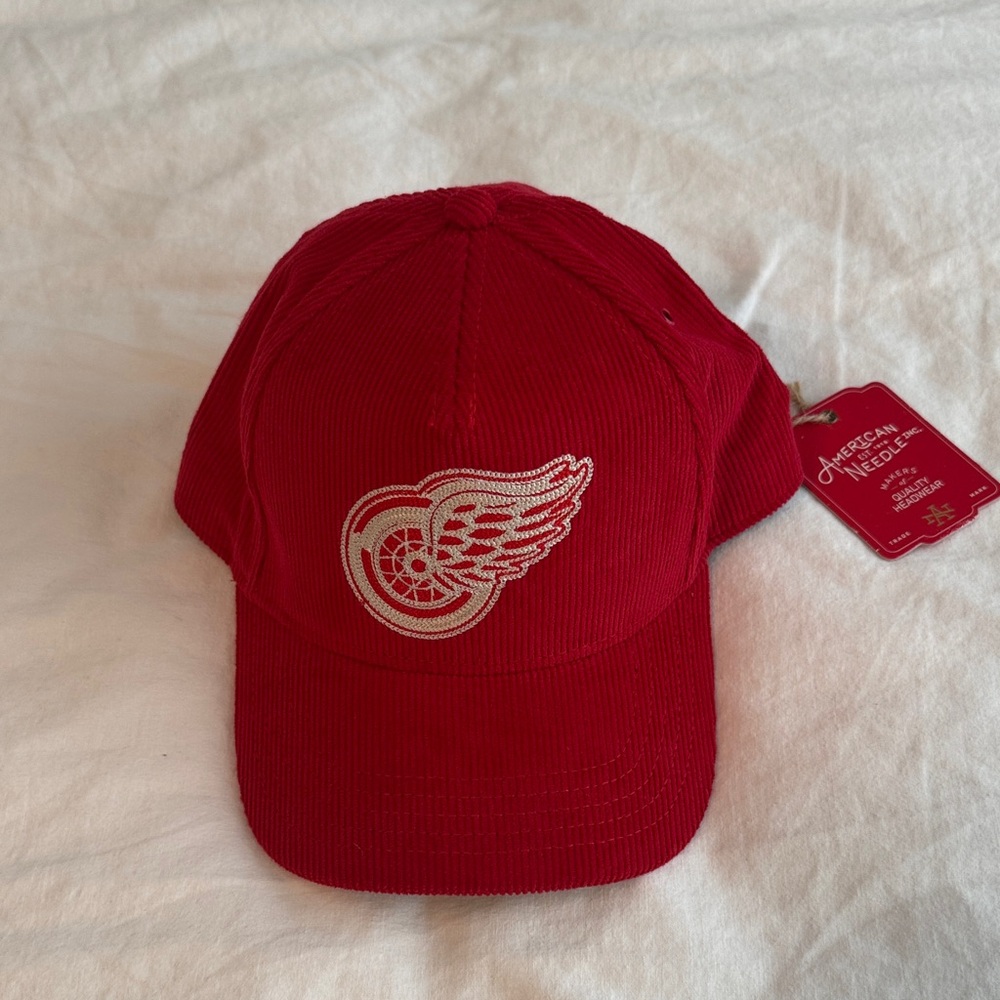 NWT American Needle Corduroy Red Wings Hat